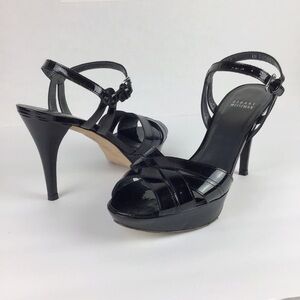 Stuart Weitzman Black Patent Leather Heels